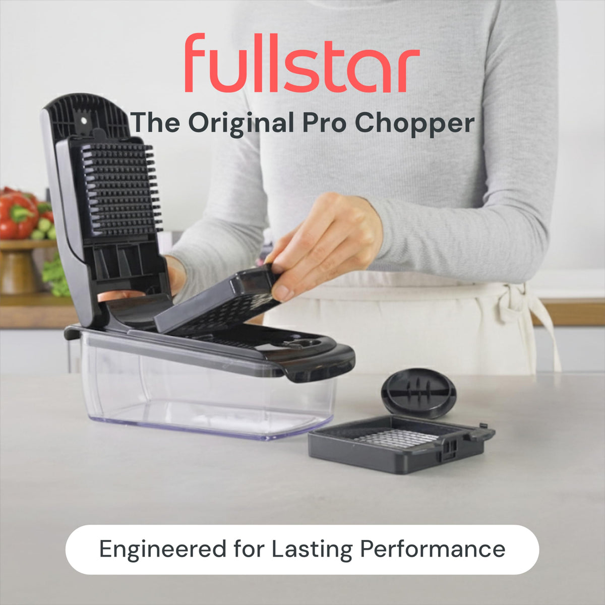 Fullstar Pro Original Vegetable Chopper & Spiralizer, All-in-1 Kitchen Tool