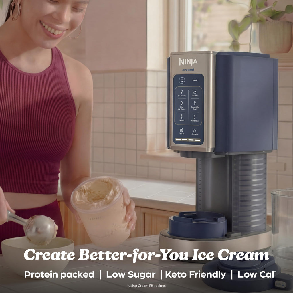 Ninja® CREAMi® 7-in-1 Ice Cream Maker, Ice Cream, Gelato & more, NC299AMZ