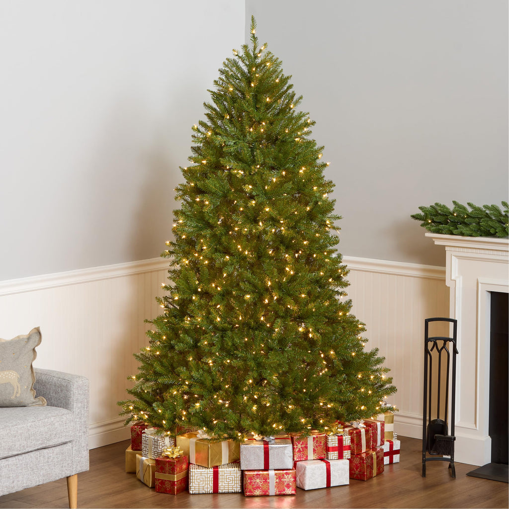 National Tree Company 12ft Pre-Lit Dunhill Fir Artificial Christmas Tree