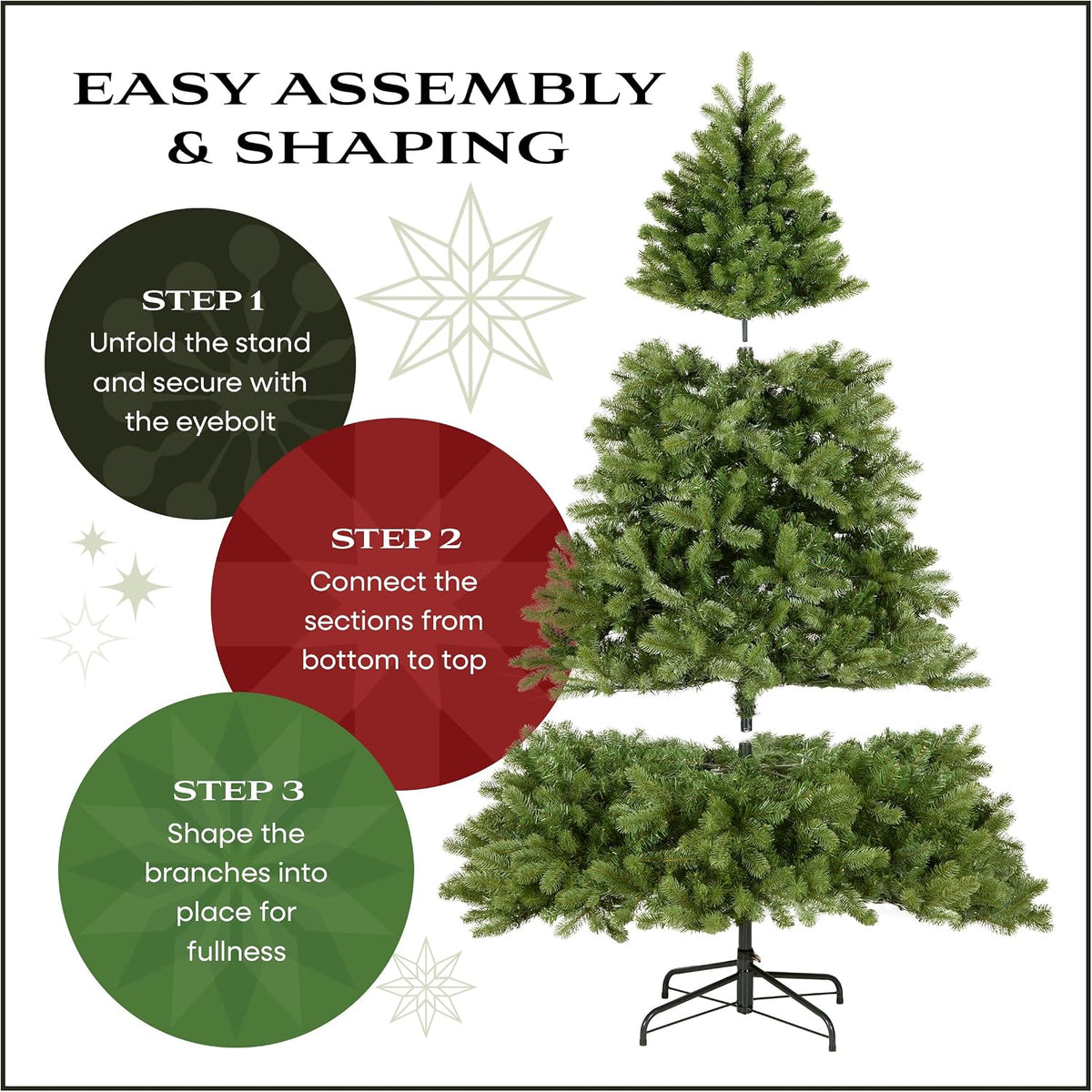 National Tree Company 12ft Pre-Lit Dunhill Fir Artificial Christmas Tree