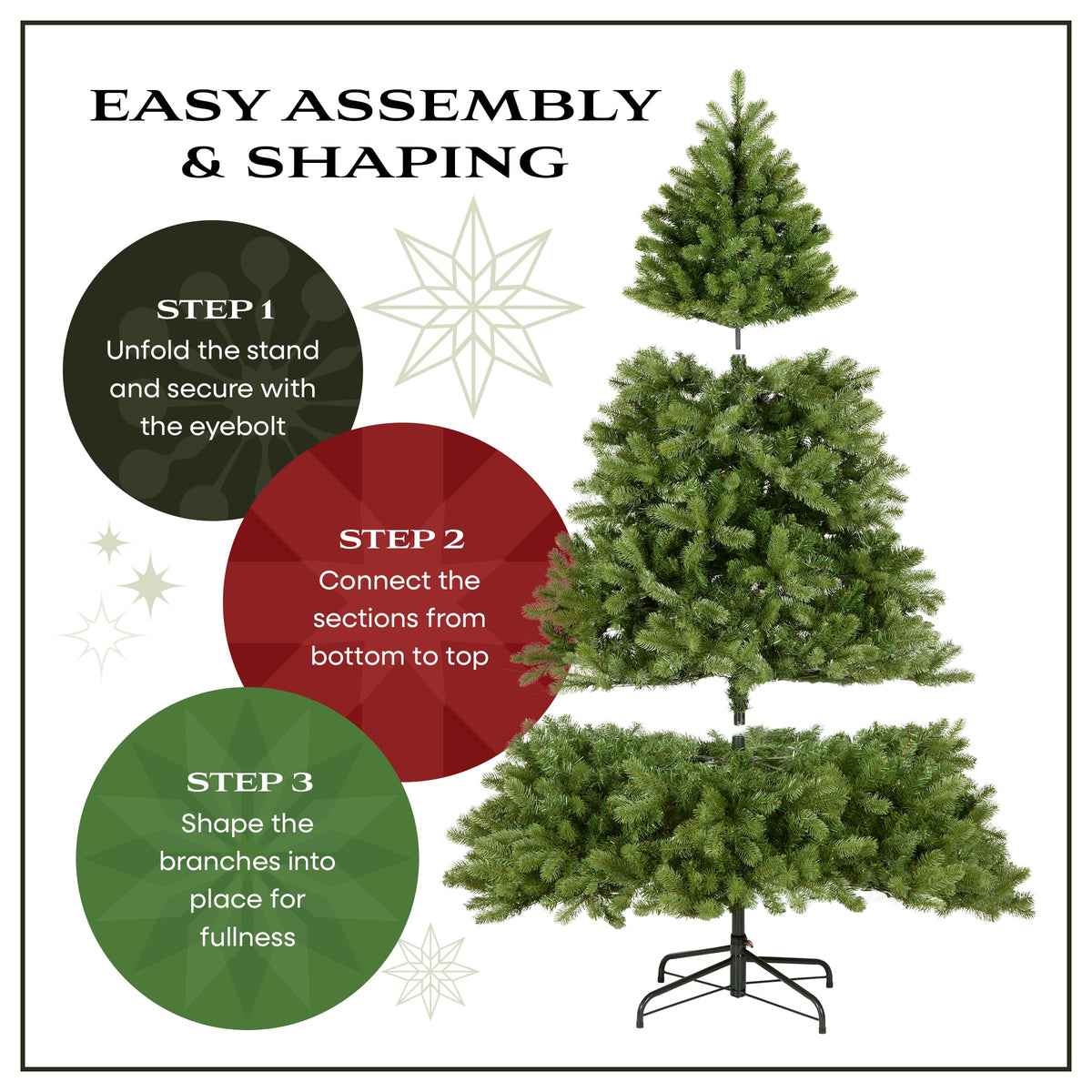 National Tree Company 12ft Pre-Lit Dunhill Fir Artificial Christmas Tree