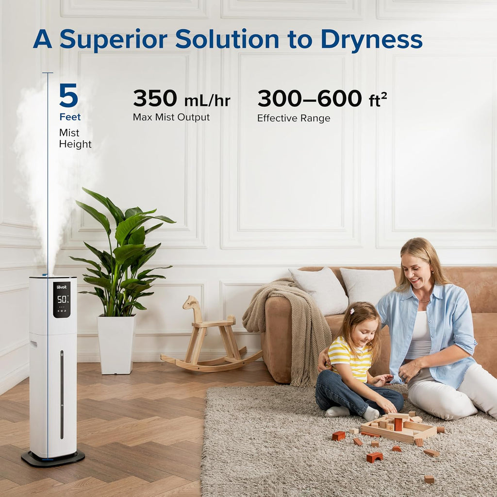 Levoit OasisMist 1000S (10L) Smart Humidifier for Home Large Room Bedroom