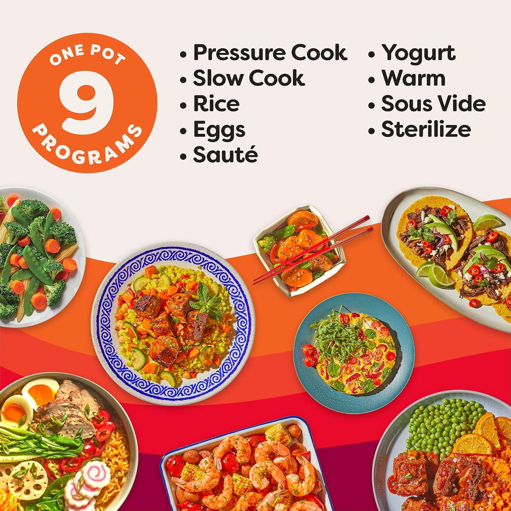 Instant Pot Duo Plus 6 Qt 9-in-1 Electric Pressure Cooker, Stainless Steel